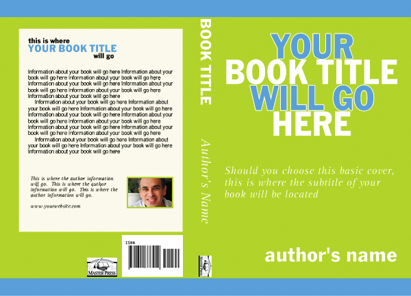 book covers template. basic ook covers